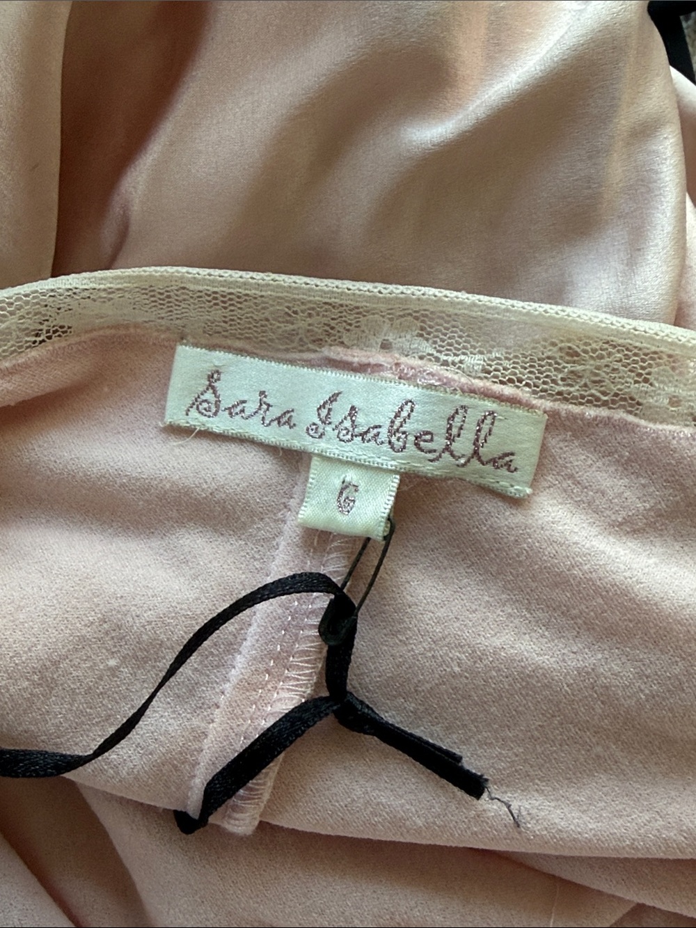 100% Silk Lace-Trim Slip Dress - Picture 8 of 8